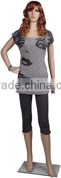 Skin color female display mannequin for sale