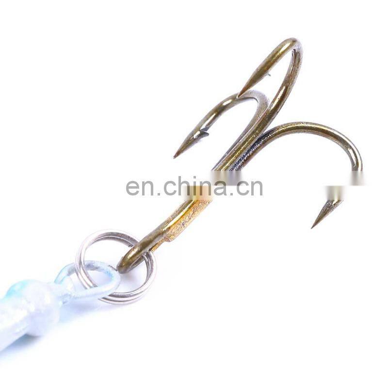 9g Freshwater Fish Bait Fischkoder Treble Hook Metallkoder Tackle Metal Fishing Lure Lead Fish With Spoon