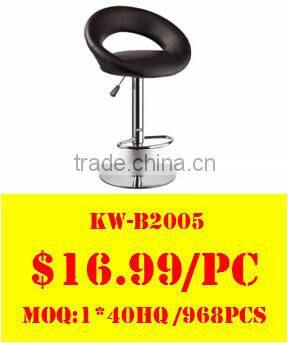 WorkWell Promotional pvc steel bar stools(Kw-B2017)