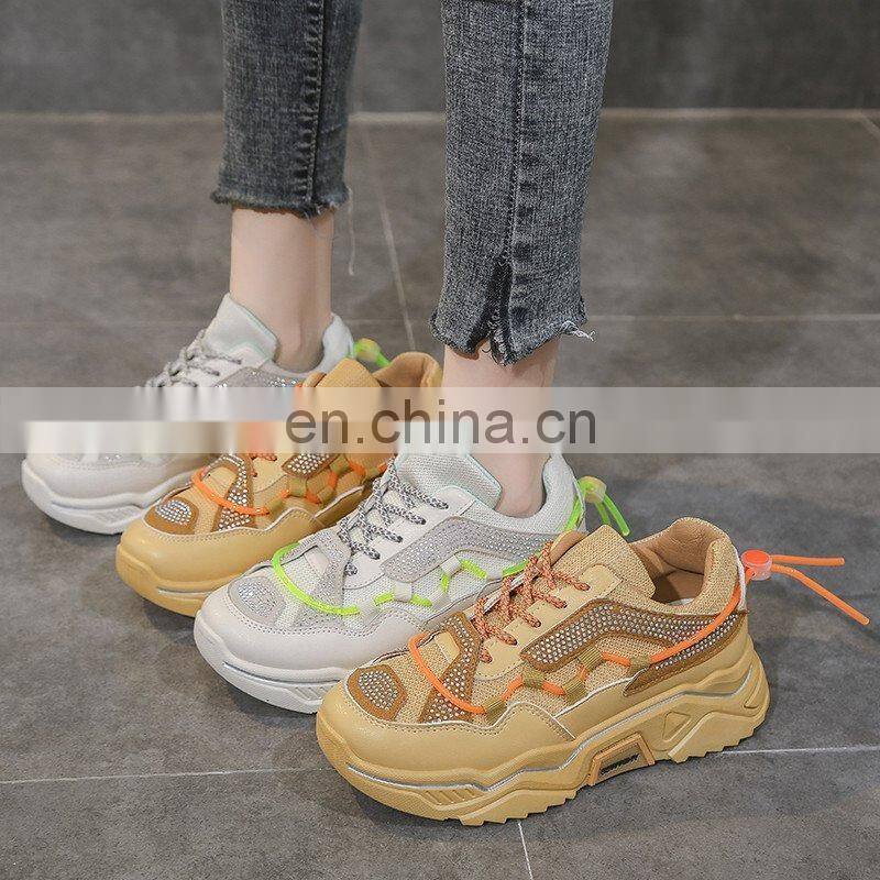 Factory Outlet Christmas 2021 New Products Luxury Fashion All-match Trend Ladies Casual Customized Outlet Fashion Sneakers