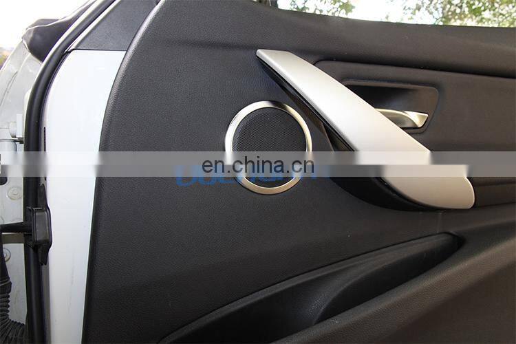 4pcs For BMW 3 Series F30 F34 316 320i 328i Car-styling ABS Chrome Door Speaker Sound Ring Trim Accessories
