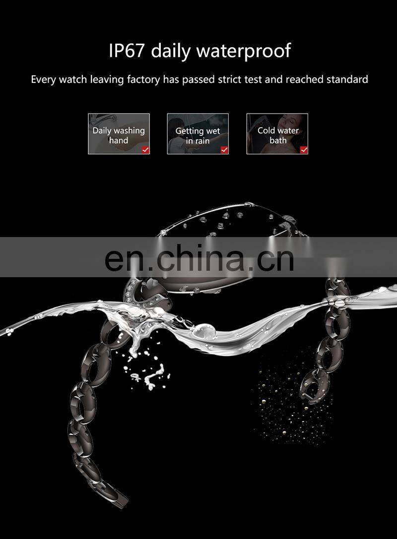 SANDA E68 Women Creative Stainless Steel Fitness Tracker Watch Business Smart Digital Sports Wristwatch