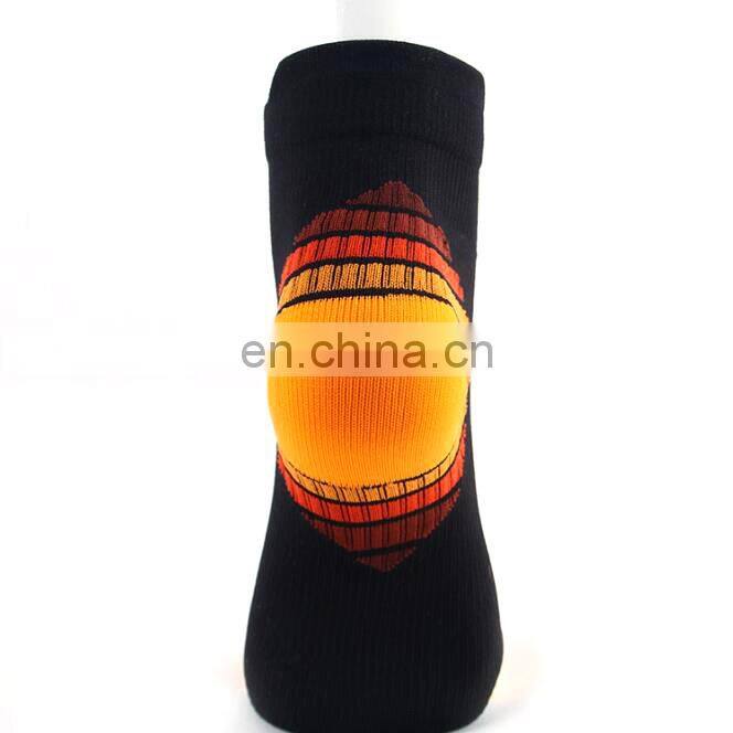 Full Cotton Comfort Basketball Custom Compression Ankle Low Cut Men's Running Socks