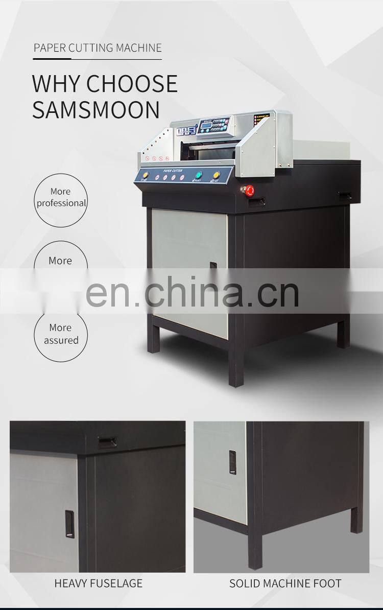 New Product Heavy Duty Fully Automatic Guillotine A4 Paper Cutter Cutting Machine With LCD