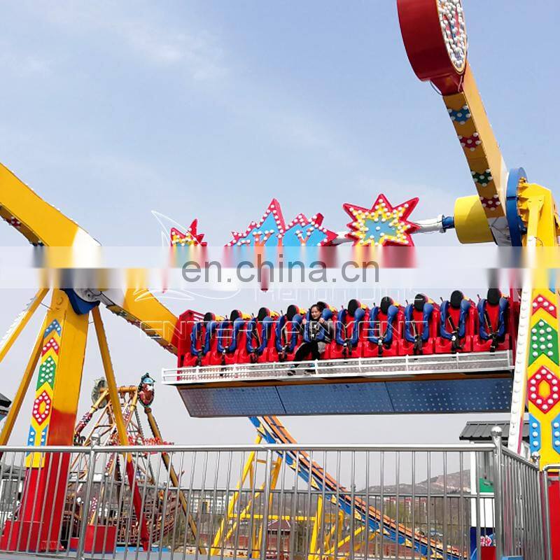Large size thrilling 360 degrees rotation top spin space travel rides on sale