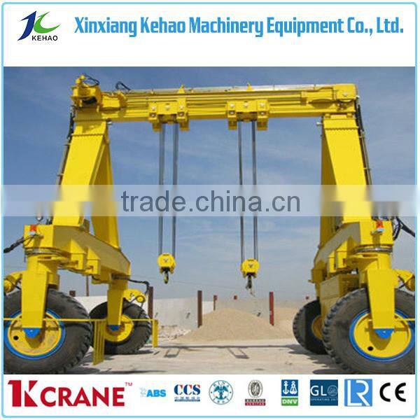 Heavy Duty Steel rubber tire container gantry cranes