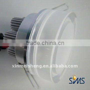 Round ABS external electrical source yellow led panel down light 6w