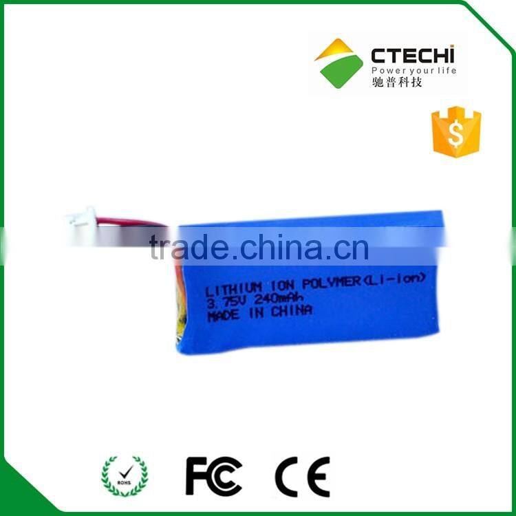 190mAh 3.7V Li-Polymer Headphone Battery for CS50/CS70 part no. 65358-01