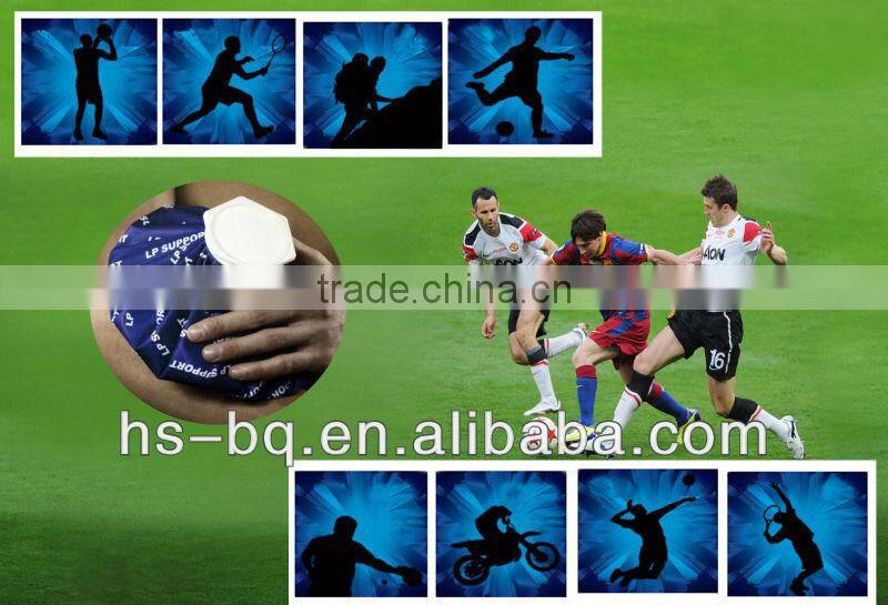 9'' solid blue fabric ice bag