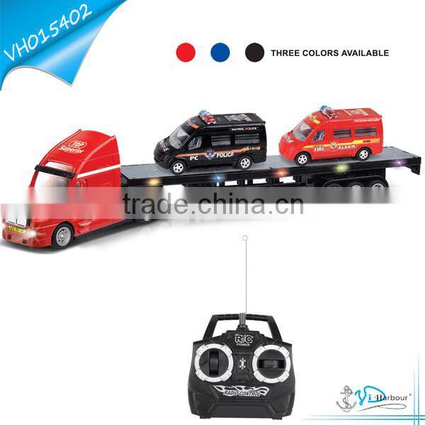 4 CH RC Toy Pulling Tractors with Motorcycle Toy