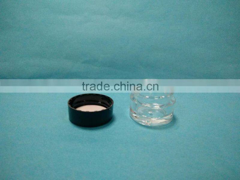 5g, 8g,10g transparent cosmetic jar for skin care use