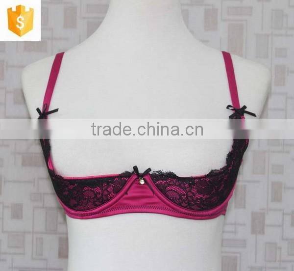 2016 sexy open women's bra,strapless bandeau underwear
