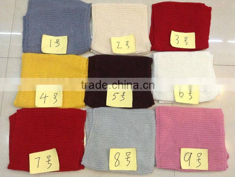 Winter Hot Circle Women Knitted Wool Scarf