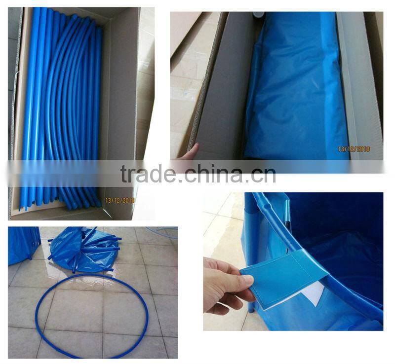 Folding Collapsible Polygon Fish Ponds for Aquaculture