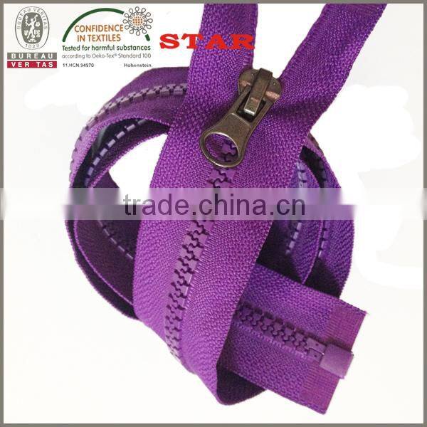 2015 5# plastic o/e zipper for wholesale dress