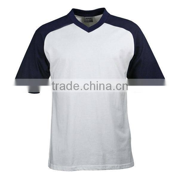 Fashion Design T-Shirts V-Neck With Cheap Price
