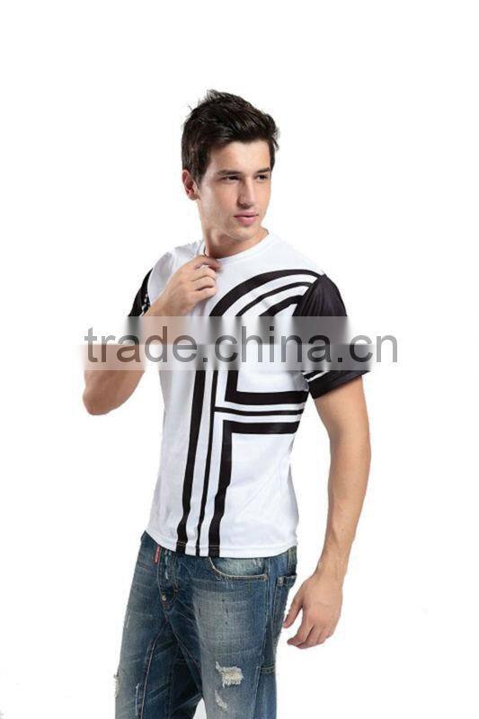 top quality cheap plain polyester full sublimation men's t-shirt wholesale