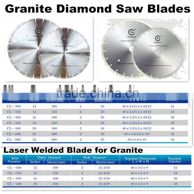 Granite diamond circular saw blade