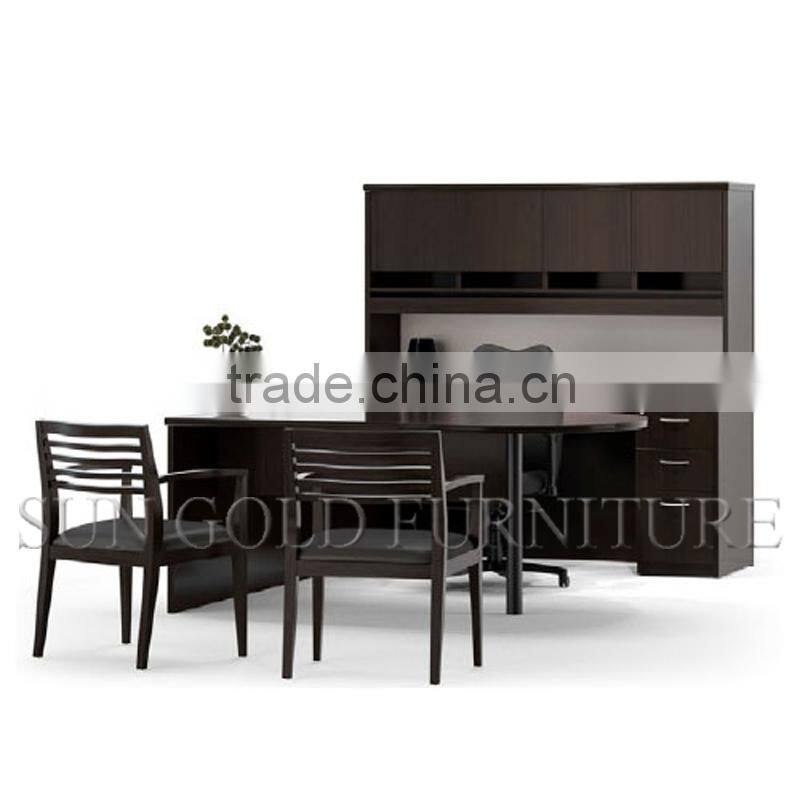 Modern Manager Table Elegant Executive OfficeTempered Glass Desk(SZ-OD491)