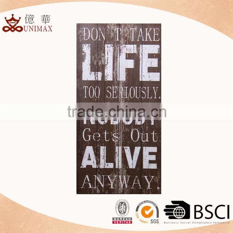 China made special wooden wall plaque for decoration