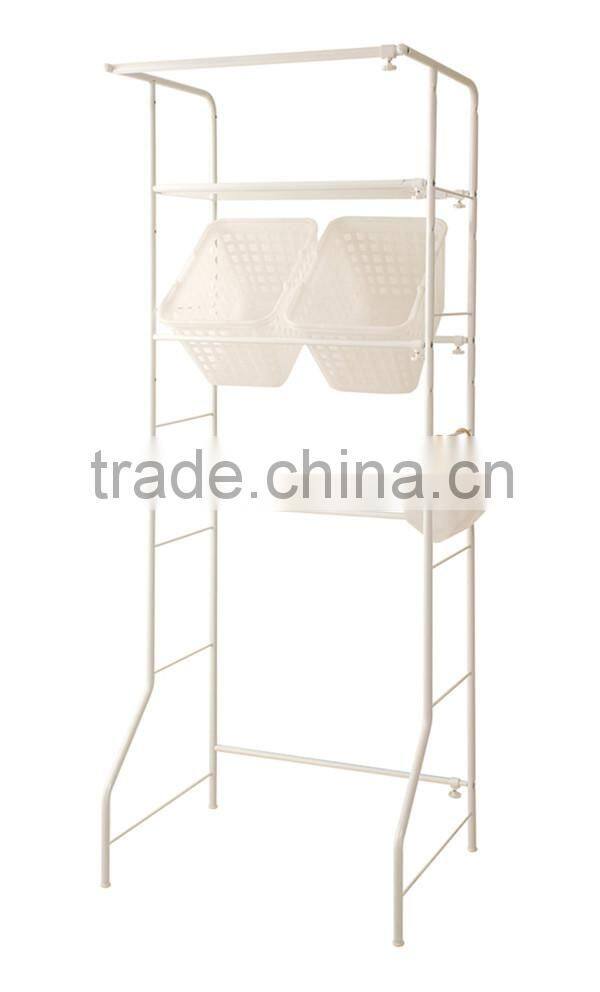 Metal stable washing machine storage shelf rack 3S-01