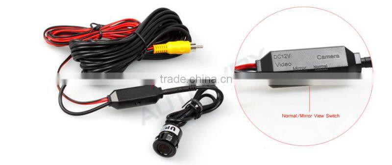 Waterproof reverse car camera with170 wide angle