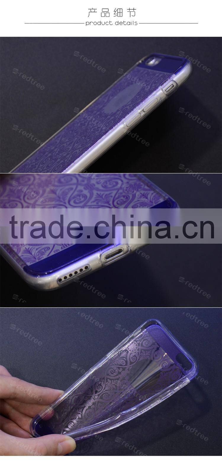 fashionable 3D acrylic design tpu fancy cell phone cover case