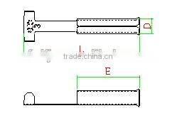 High precision electrical brass crimping terminals for medical equipment & vehicle