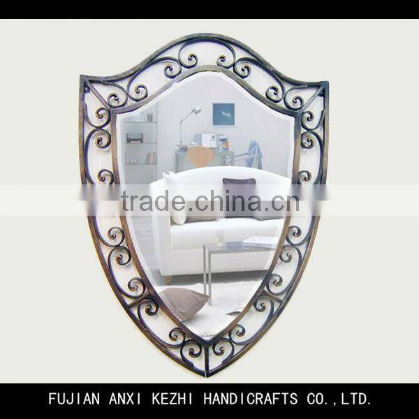 metal shield mirror