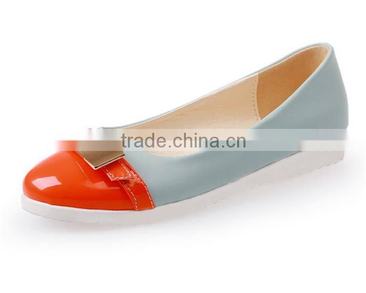 Hot selling new design laser flat shoes shoes women sexy with low price XT-DA0946