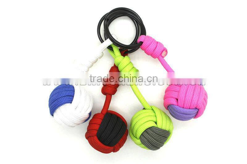 wholesale high quality fashional paracord monkey fist