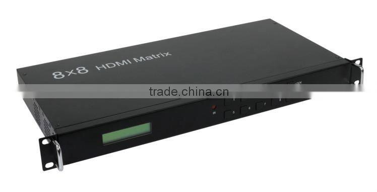HDMI Matrix 8x8 with RS232 & IR remote