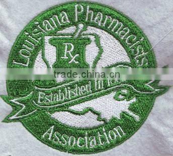 Wholesale round shape cartoon embroidery badge,custom embroidery patch for garment