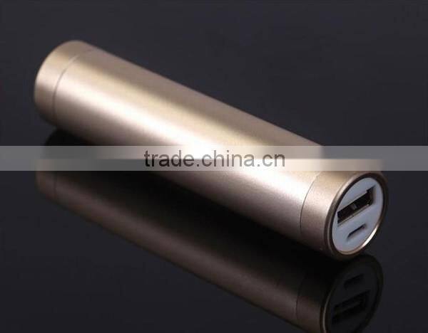 AWC317 Custom Logo Tube 18650 battery charger power bank 2600mah universal portable