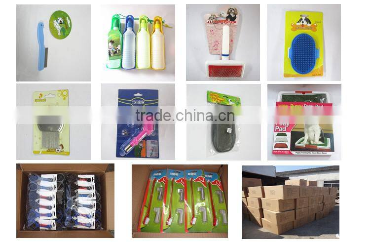 China wholesale custom printed plastic new dog grooming comb