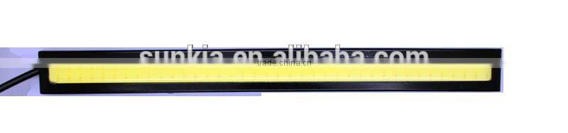 Ultra-thin 6W 76leds COB Chip New update 17cm LED Daytime Running Light 100% Waterproof LED DRL Fog car day