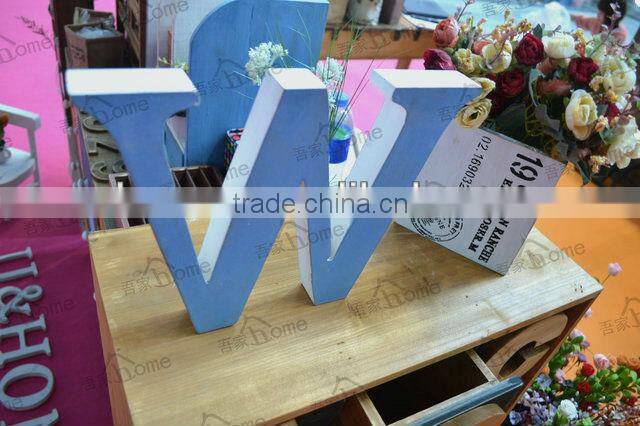 Living room rustic wholesale wood letters for home deco
