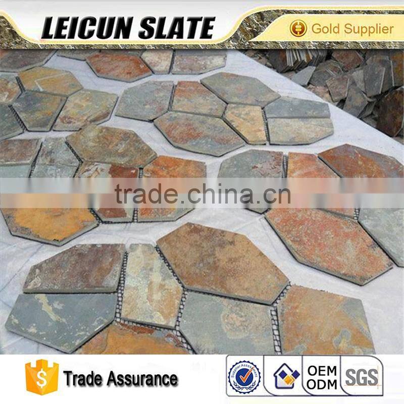 China rusty color natural stone for floor decoration