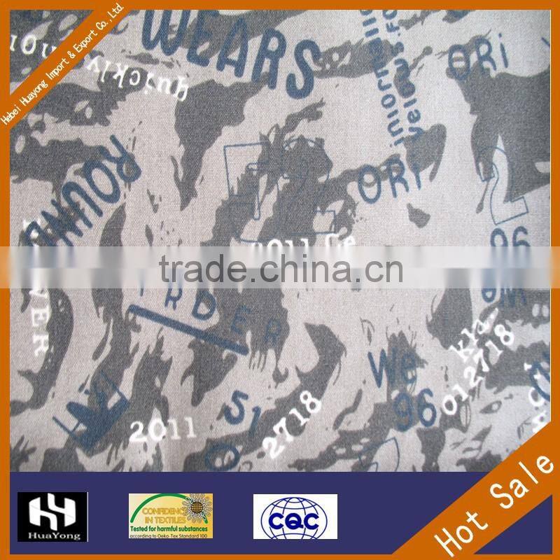 TC polyester cotton fashion military marine camouflage fabric/army trousers fabric