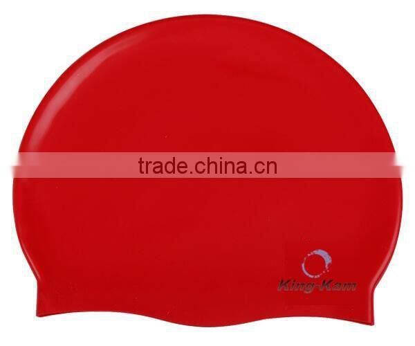 Silicone swimcap with serial number in high durablity