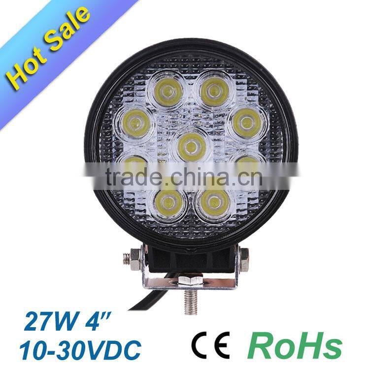 27W Round LED Work Light LED Car Light LED Work Lamp
