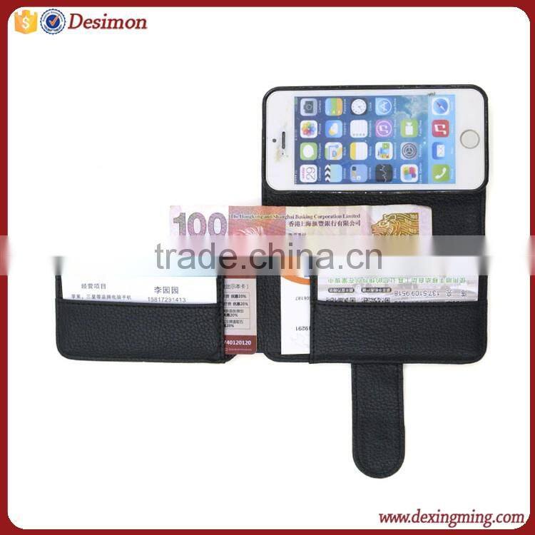 Luxury wallet leather case for iphone6, for apple 6 designer case in cheap prices