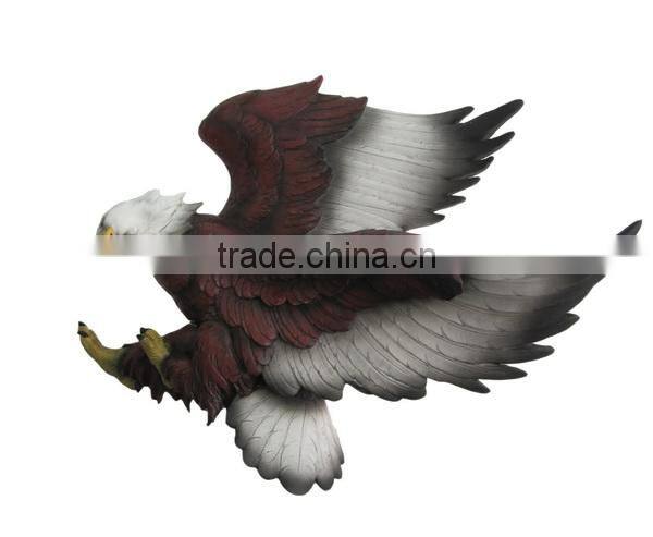 Polyresin animal with hook 3d wall decor