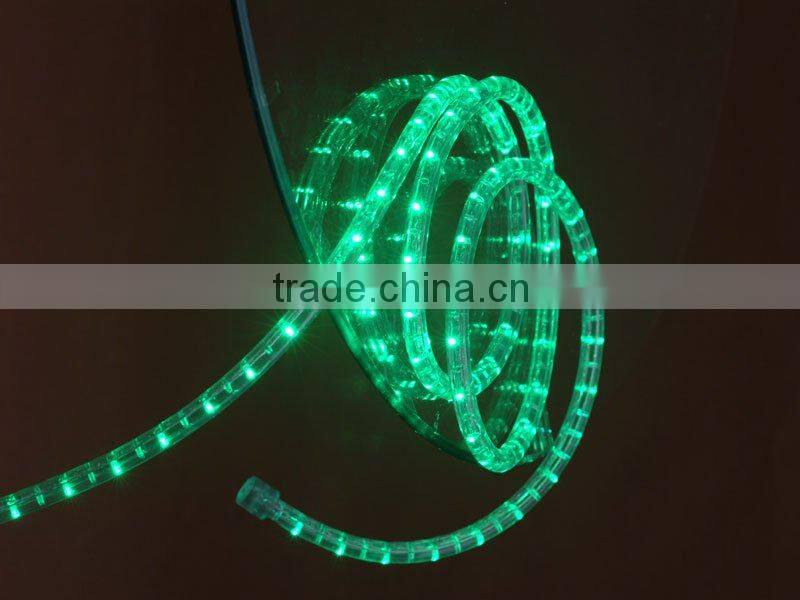 2016 Christmas decor 3-wires round copper led light swimming pool rope light