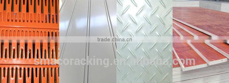 Functional mezzanine floor shelf rack