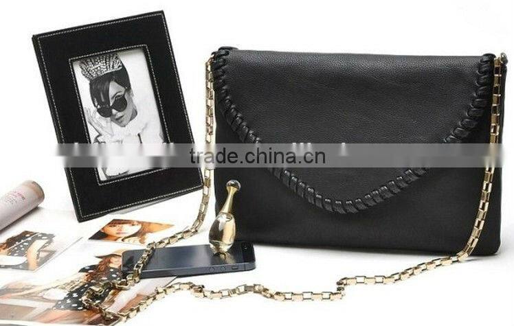 Small square single shoulder handbag envelope style bag