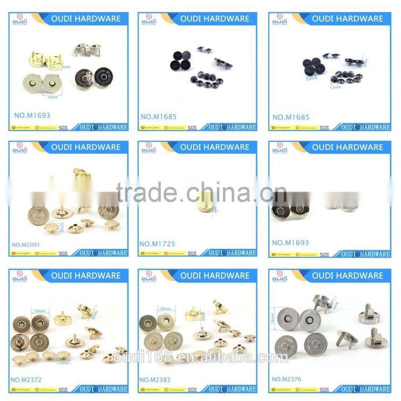 2016 the most popular Zinc alloy light gold bag accessories turn lock.