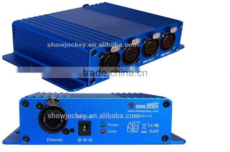 ShowJockey DMX Artnet ArtNet to DMX Converter, ArtNet Controller