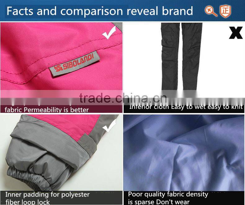 Top selling waterproof outdoor polyester ski pants,hiking pants,children sport pants