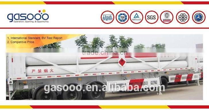 40ft 8tubes CNG tube trailer for high pressure tube trailer